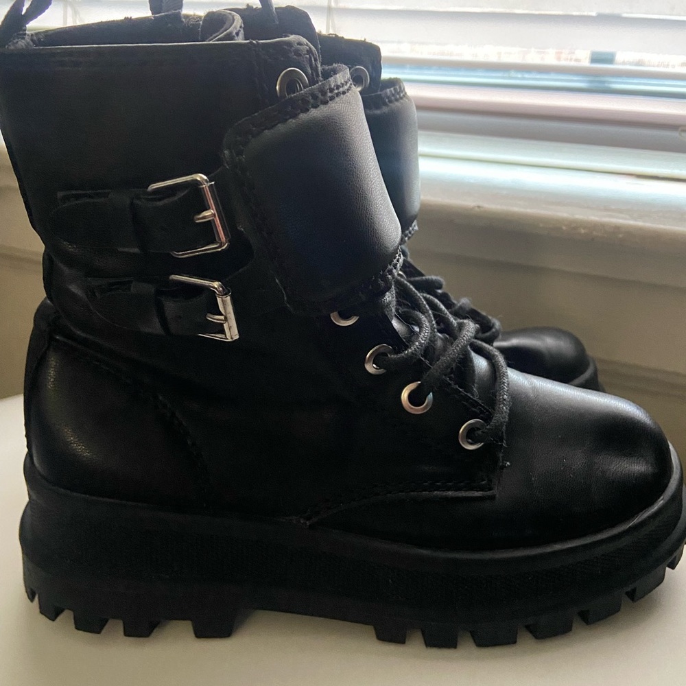 Zara Kids Little Girls Combat Boots